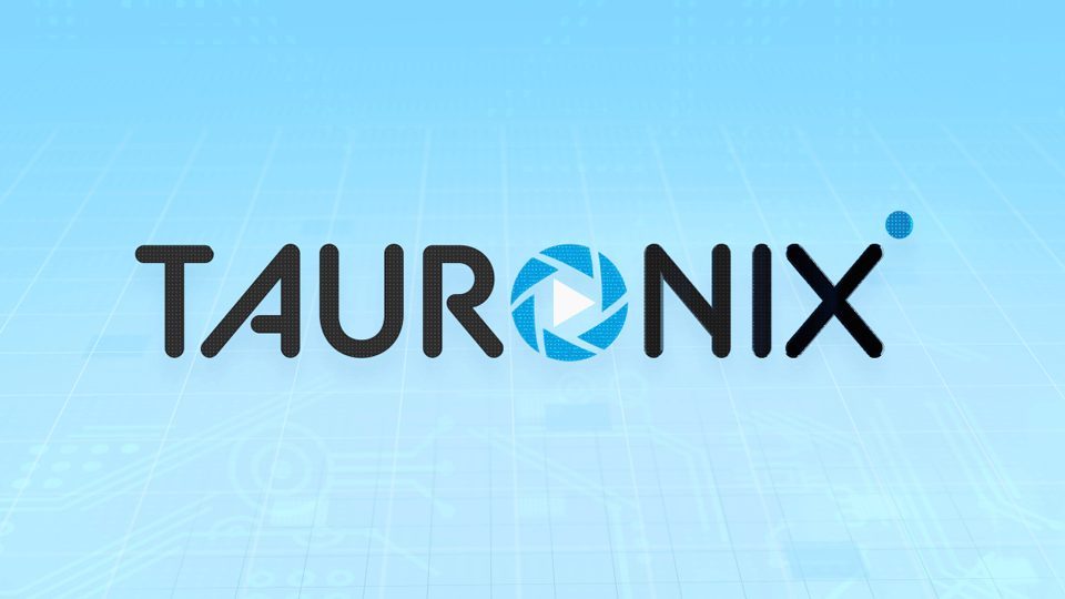 Tauronix logo animation frame